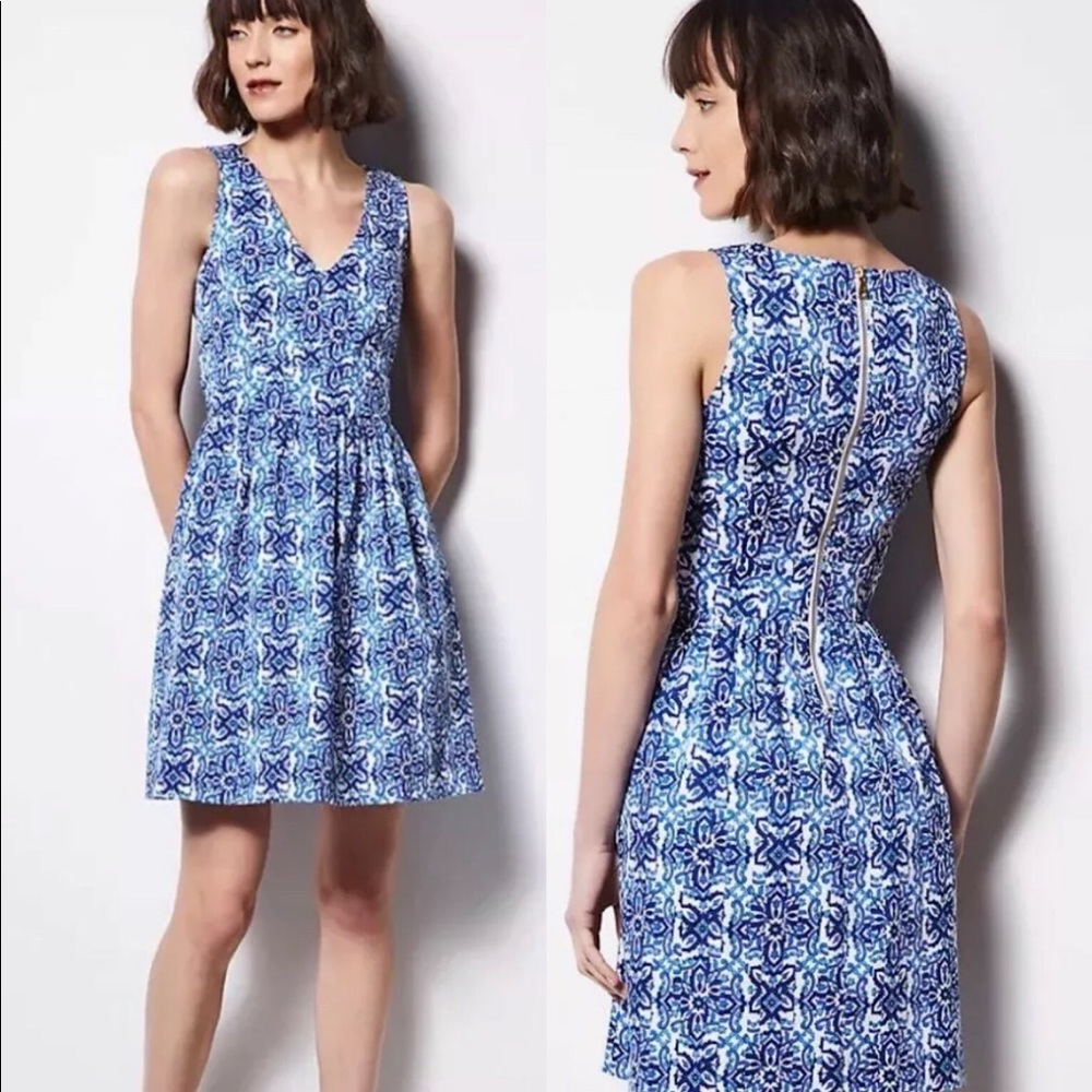 NWOT  MILLY for DesigNation dress Blue Combo